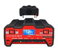 Chargeur de Batterie Automobile - Chargeur de Voiture avec écran LCD, Chargeur et résistant à la Chaleur | Chargeur de Voiture Universel pour véhicules de Voiture, Camion et Marine, Oui