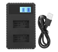 Chargeur de batterie avec écran LCD pour appareils photo Sony, double canal de charge rapide, système intelligent, affichage de l'état de charge