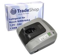 Chargeur de Batterie Bosch Ni-MH Ni-Cd 7,2 V-24 V pour 32609 32609-RT GDR 9,6 V - Remplace AL 2404 60 DV 2425 1411 2450 2498 FC