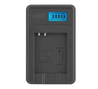 Chargeur de batterie, Chargeur de batterie USB pour NB-6L, Chargeur de batterie NB-6L, Chargeur de batterie à fente unique pour NB-6L, Chargeur de batterie à écran LCD