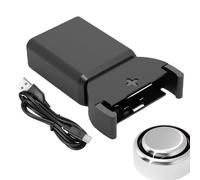Chargeur de Batterie - Chargeuur USB | USsB Charggeur de battferie Universel pour Bouton et Piles Bouton avec Voyant LED, Dispositif de Charge de Voyage Compact pour Montres, calculatrices, Joue