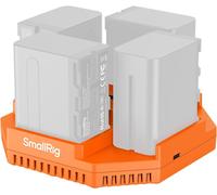 Chargeur De Batterie Compatible Avec Np-F970,Np-F750,Np-F550,Np-F570 Pour Sony,Compatible À 4 Canaux,Avec Charge Rapide Pd100W,Écran Oled,Orange - 4837