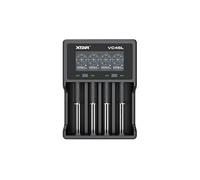 Chargeur de batterie cylindrique Xtar VC4SL pour 4 piles rechargeables AAA AA 18650