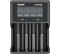 Xtar Chargeur VC4SL pour 4 piles rechargeables AAA/AA/18650 – USB QC3.0 – Noir