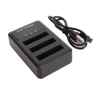 Chargeur de batterie d'appareil photo,Chargeur de batterie d'appareil photo USB,Chargeur de batterie d'appareil photo à 3 fentes,Triple chargeur de batterie pour DSC W170,pour NP BG1,Chargeur de batte