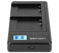 Chargeur de Batterie D'appareil Photo Portable avec Double Chargeur, avec écran LCD, Interface USB et Conception de Circuit de sécurité pour Batterie D'appareil Photo NP-BN1