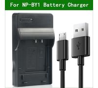 Chargeur de batterie d'appareil photo pour Sony NP-FM55H NP-FM500H NP-F550 NP-FP50 NP-FH50 NP-FV50 NP-FW50 NP-BG1 NP-BN1 NP-BX1 NP-BY1 - Type NP-BY1