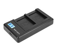 Chargeur de Batterie de Caméra de Contre Les Surcharges Chargeur de Batterie Noir pour Batterie de Caméra de Photographie d'ordinateur Portable en Plein Air