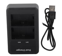 Chargeur de Batterie de caméra USB avec Affichage de Puissance, Double Chargeur pour Batterie LP E6, Compatible avec R7 II R6 R5 60D 70D 80D 90D 5D4 5D3 5d2 5DS 7D 6D 5DMark4 pour