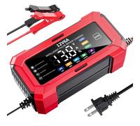 Chargeur de batterie de camion, chargeur de batterie intelligent 12 V pour voiture | Arrêt automatique/entretien rapide pour entretien maritime automobile, entretien quotidien, camion, camping-car