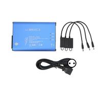 Chargeur De Batterie De Drone, Composants éLectroniques En Alliage D'aluminium, Outil De Charge Uav Bleu Avec Interrupteur Pour Mavic 3 100-240v, Prise Ue-Unichoice Bleu