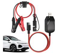Chargeur de batterie de moto - 12 V - Portable - Charge USB intelligente - Appareil de maintien de la batterie - Convient pour bateau et marine, voiture, extérieur, automobile, remorque, camping-car