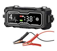 Chargeur De Batterie De Moto Et Mainteneur - Smart Battery Optimizer | Dispositif De Charge À Rotation, Chargeur À Flotteur Et Désulfateur Pour Moto, Chargeur À Filet De Batterie De Voiture, Mainteneu
