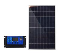 Chargeur de Batterie de Panneau Solaire 30W 12V + ContrôLeur 40A pour Camping-Car Camping-Car