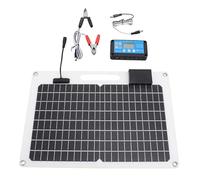 Chargeur de batterie de panneau solaire Kit de contrôleur de panneau solaire Kit monocristallin Silicon Solar Charger avec contrôleur 100W 12V 24V Dual USB 100A Power Level