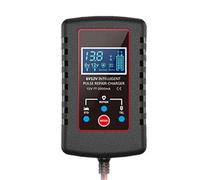 Chargeur de batterie de voiture 12 V, chargeur de batterie de voiture intelligent,Mainteneur de batterie 6V et 12V | Mainteneur de batterie LCD intelligent Ultra-mince pour moto, réparation de batteri
