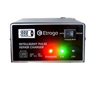 Chargeur de Batterie de Voiture 12V 24V 15A | Charge Rapide 10A Charge Rapide,avec écran à Barre,Arrêt Automatique pour AGM/GEL/EFB,≤200Ah,Idéal pour Voiture Moto