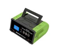 Chargeur De Batterie De Voiture 12V 24V 400W Chargeur De Batterie Intelligent Haute Puissance Trickle Réparation D'impulsion Intelligente Voiture Camion Bateau Moto(Green)