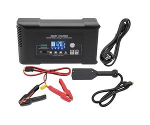 Chargeur de batterie de voiture, 36 V, 18 A/48 V, 13 A, avec écran numérique, désulfateur pour batteries au lithium LiFePO4 et plomb-acide