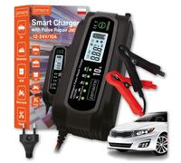 Chargeur de batterie de voiture avec fonction de réparation 12V 24V 10A Zenwire