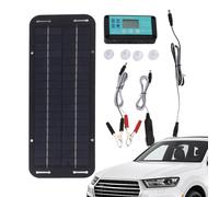Chargeur de Batterie de Voiture avec Panneau Solaire : mainteneur d'énergie Compact, Source d'énergie Portable pour véhicules | Caractéristique de Conception de Conversion de lumière Solaire