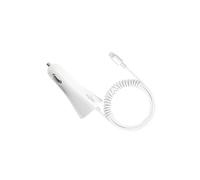 Chargeur De Batterie De Voiture Blanc Compatible Avec Les Appareils Apple
