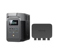 Chargeur de Batterie de Voiture EF EcoFlow 800W, Chargeur DC-DC Rapide 3-en-1 pour EcoFlow Delta 2, mainteneur de Batterie de véhicule et démarreur d'urgence, Charge 1 kWh en 1,3 Heures