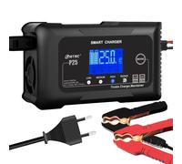 Chargeur de batterie de voiture entièrement automatique, sortie 12V/24V, fonction de réparation avancée, 230x125x70mm" en allemandTout en conservant la structure et la signification originales pour le