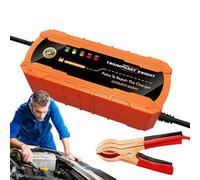 Chargeur de batterie de voiture intelligent, chargeur de batterie de voiture 12 V - Chargeur intelligent à charge rapide - Chargeur de batterie au plomb, mainteneur automatique de batterie, chargeur d