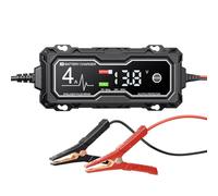 Chargeur de batterie de voiture intelligent, Support de chargeur de batterie automatique, Avec affichage LED Automatique Smart Trickle, Support automatique de goutte, Chargeur flotteur et désulfateur