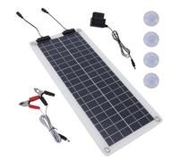 Chargeur de batterie de voiture solaire : panneau d'égouttement robuste, circuit compact résistant aux intempéries | Contrôleur de tension intelligent de 100 W, dispositif d'entretien de batterie