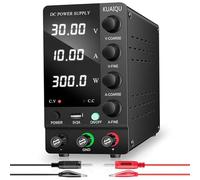 Chargeur de batterie dernière génération, alimentation CC réglable 30 V 10 A, 60, 120 3 A, protection contre les surintensités, bouton réglage, sortie courant préréglée, USB-C/A(SPS-C3010 30V10A)