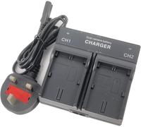 Chargeur De Batterie Double Canal Pour Appareil Photo Reflex Numérique Canon Lp-E6N Lp-E6 Lc-E6E Eos 5D Mark Iii 5D Mark Ii 5D2 5D3 ; 6D 7D 80D 70D 60D 60Da Xc10 Xc15[Z795]