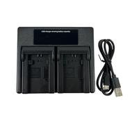 Chargeur de batterie double USB LCD pour BP-727 BP-709, BP-718, BP-745, BP-709, modèles compatibles : HFR80, HFR82, HFR800, HFR70, HFR72, HFR700, HFM500, HFR30, HFR32, HFR300, HFR44. 0, HFR4 2,
