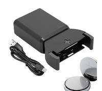 Chargeur de batterie du bouton de monnaie - base de charge universelle avec indicateur LED, docker d'alimentation de la cellule du bouton compact | Recharge de batterie rechargeable de pières, station