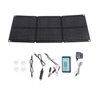 Chargeur de Batterie du Panneau Solaire - 12 VAR UNEAUTER 24V, générateur d'alimentation Pliable | Kit de Charge Flexible étanche, Portable pour Les Voyages en Plein air du Bateau de Camion