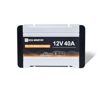 Chargeur de batterie ECO-WORTHY 12 V 40 A CC vers CC avec chargeur solaire MPPT intégré LiFePO4 Gel AGM, charge multi-étapes pour alternateur de panneau solaire