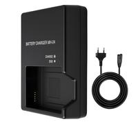 Chargeur de batterie EN-EL14/EN-EL14A compatible avec Nikon D3100 D3200 D3300 D3400 D3500 D5100 D5200 D5300 D5500 D5600 P7000 P7100 P7700 P7800. Charge rapide avec protection
