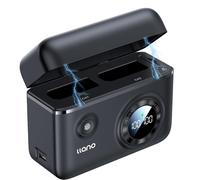 Chargeur de Batterie EN-EL14 / EN-EL14a Rapide 18 W avec 2 USB-C pour Nikon D3200 D3500 D3100 D3300 D3400 D5600 D5100 D5200 D5300 D5500 DF Coolpix P7000 P7100 P7700 P7800 Battery avec Affichage