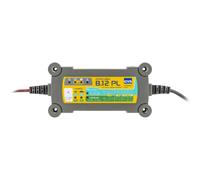GYS, GYSFLASH 8.12 PL, Chargeur de Batterie Intelligent Plomb (AGM, Gel...) & Lithium (LiFePO4), 1A/4A/8A, Véhicules 12V (Moto, Voiture, Utilitaire), Maintien de Charge Sécurisé, Désulfatation, IP65