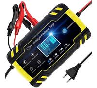 Chargeur de batterie intelligent - 12 V/24 V - Charge maximale 8 A - Écran tactile LCD