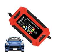 Chargeur de batterie intelligent 12 V - Mainteneur de batterie 6 A entièrement automatique avec compensation de température | Chargeur à régime lent pour moto, voiture, tondeuse à gazon, bateau |