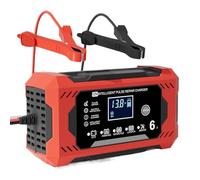 Chargeur De Batterie Intelligent - Mainteneur 12 V 6 A, Automatique | Écran Lcd De Désulfatateur Portable Pour Voiture Moto ATV Bateau Tondeuse À Gazon Professionnelle Matériau De Qualité Robuste Et