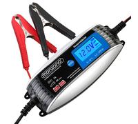 Chargeur de Batterie Intelligent pour véhicules 6V 12V 6 programmes 7 Niveaux de Charge Automatique Voiture Moto écran LCD Charge d'entretien