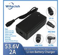 Chargeur de batterie Li-ion 53.6V 2A 13S 48V pour xiaomi 4 pro plus/4pro max/Segway-ninebot ZT3 pro/Navee S65/Navee N65i/Mi4 ultra 54.6V 2A-Julet 3105