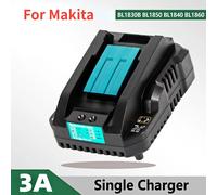 Chargeur de batterie Li-ion DC18RC 3A pour Makita 18V 14.4V BL1860B,BL1850B,BL1840,BL1830,BL1820,BL1415,BL1440, chargeur d'outils électriques