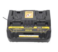 Chargeur de batterie Li-ion DCB102, charge rapide, pour DeWalt 12V 14.4V 18V 20V DCB105 DCB200, double positionnement de charge avec Port USB, nouveau