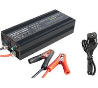 Chargeur de batterie LiFePo4, charge rapide 50A, plusieurs mesures de sécurité, pince 14,6V 50A, prise UE