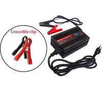 Chargeur de batterie LiFePO4, sortie 29,2V, charge rapide 10A, clip alligator, EU-220V