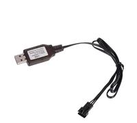 Chargeur de batterie Liions 500 mA - Télécommande jouet USB - 6,4 V - 2P - 7,4 V - 3 broches - Adaptateur de manette de voiture